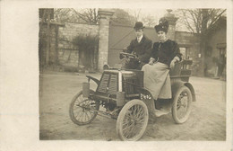 AUTOMOBILE ANCIENNE (carte Photo) - Voitures De Tourisme