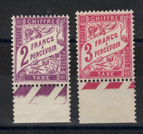 Taxe YV 42 & 42A N** Cote 2,80 Euros - 1859-1955 Neufs