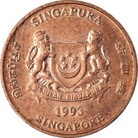 Monnaie, Singapour, Cent, 1993 - Singapour