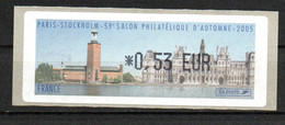 Vignette LISA 2005 Paris Stockolm 59e Salon D'automne - 1999-2009 Illustrated Franking Labels