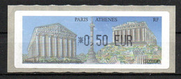 Vignette LISA 2004 Paris Athenes 58e Salon D'automne - 1999-2009 Illustrated Franking Labels