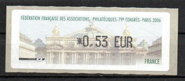 Vignette LISA 2006  58e FFAP 79e Congrés - 1999-2009 Illustrated Franking Labels