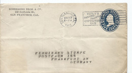 Verenigde Staten Postwaardestuk Uit 1913 5ct Blauw San Fransisco May-13-1913 (6050) - 1901-20