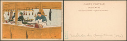 Carte Postale - Illustrateur Am. Lynen (Bruxelles) : N°174 Boucherie / Collection - Lynen, Amédée-Ernest