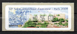 Vignette LISA 2009  63e Salon D'automne FFAP Paris - 1999-2009 Illustrated Franking Labels