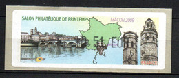 Vignette LISA 2009 Macon Salon De Printemps - 1999-2009 Illustrated Franking Labels