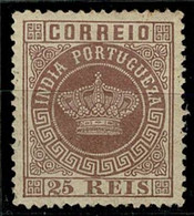 India, 1880/1, # 59a Dent. 13 1/2, MNG - Portugiesisch-Indien