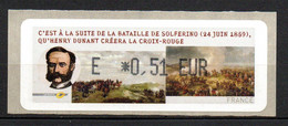 Vignette LISA 2009 Bataille De Solferino - 1999-2009 Illustrated Franking Labels