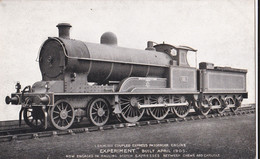 AN74 Trains - LNWR Official Postcard, Six Coupled Express Passenger Engine "Experiment" - Trains