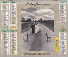 ALMANACH DU FACTEUR: Calendrier Des Postes 1984: Robert DOISNEAU: Le Mariage, Sur La Route, Sur L'eau... - Grand Format : 1991-00