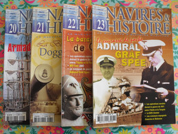 4 N° De Navires & Histoire. 2003-2004  Cuirassé De Poche Admiral Graf Spee BMC Somme Croiseurs Espagnols - Boten