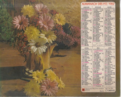 ALMANACH DU FACTEUR: Calendrier Des Postes 1982: SOMME, Bouquets De Fleurs - Formato Grande : 1981-90