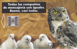 TARJETA DE MEXICO DE UN BUHO (OWL-CHOUETTE) - Owls