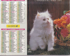 ALMANACH DU FACTEUR: Calendrier Des Postes 1995: SOMME, Chatons, Chats, Fleurs - Grand Format : 1991-00