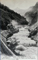 C. P. A. : Valais : Ligne VIEGE ZERMATT, Train, Les Rapides De La Viègre Et Le Brünegghorn - Viège