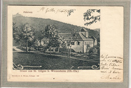 CPA - Environs De WINZENHEIM (68) SAINT-GILGEN (Gilles) - Carte GRUSS De 1903 - Wintzenheim