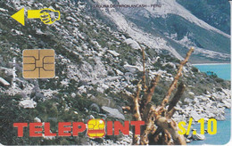 TARJETA DE PERU DE TELEPOINT LAGUNA PARON ANCASH (PUZZLE) - Perú