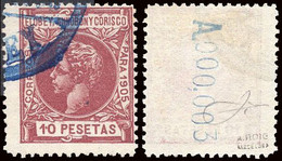 Elobey/Annobón - Edi O 34 - 1905 - 10Pts. - Marquillado Roig Y Firmado Guinovart - Annobon & Corisco
