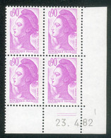 Lot B439 France Coin Daté Liberté N°2242 (**) - 1980-1989