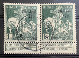 België, 1911, Nr. 101, Gestempeld HODIMONT, OBP 7,5€ - 1910-1911 Caritas