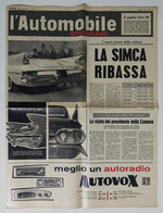 44923 L'AUTOMOBILE - Quotidiano 9/11/60 Salone Torino - Simca Ribassa I Prezzi - [4] Themes