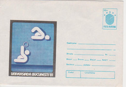 SPORT SPORTS UNIVERSITY WORLD GAMES WATER POLO ROMANIA STATIONERY - Waterpolo