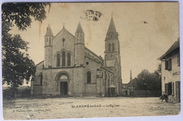 St André-le-gaz - L'Eglise - Circulée 1907 - Saint-André-le-Gaz