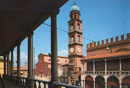CARTOLINA ITALIA FAENZA SCORCIO CENTRO STORICO Italy Postcard Italien Ansichtskarte Italie Carte Postal - Faenza