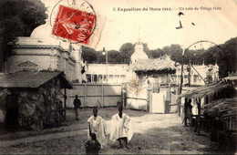 Exposition Du MANS 1911:  / COIN VILLAGE NOIR  // 125 /// - Le Mans