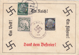 Deutsches Reich Propagandakarte 1938 - Cartas
