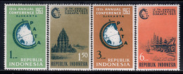 Indonesia 1963 Mi# 384-387 ** MNH - Pacific Travel Association - Indonesia