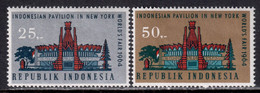 Indonesia 1964 Mi# 444-445 ** MNH - New York World's Fair - Indonesia