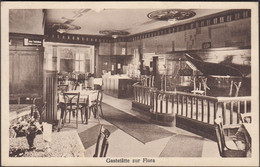 Essen, Gaststätte Zur Flora, Gelaufen 1929 - Essen