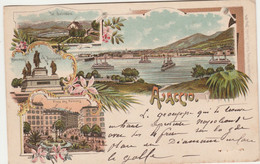 AJACCIO 20  CORSE   CPA 1900 COLORISEE  MULTIVUES   JOLIE CARTE - Ajaccio