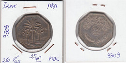 E3303 MONEDA IRAQ 250 FILS 1981 MBC 2,5 - Iraq