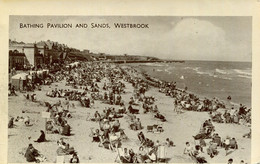 KENT - MARGATE - WESTBROOK - BATHING PAVILION AND SANDS Kt1114 - Margate