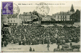 Cpa  Redon Jour De Foire Place De La Sous Préfecture,  Animée - Redon