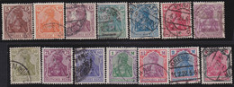Deutsches Reich   .    Michel   .   140/153     .    O    .   Gestempelt   .    /    .   Cancelled - Used Stamps
