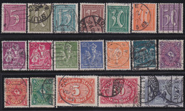Deutsches Reich   .    Michel   .   158/176     .    O    .   Gestempelt   .    /    .   Cancelled - Used Stamps