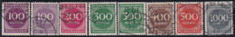 Deutsches Reich   .    Michel   .   268/273     .    O    .   Gestempelt   .    /    .   Cancelled - Used Stamps