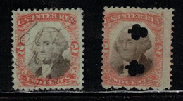 USA Scott # R135 Used - 1 With Interesting Punch Cancel - Revenues