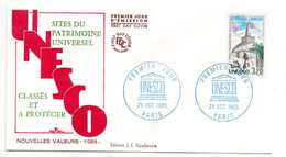 FDC--1985--  UNESCO   .....cachet   PARIS - 75.................................à Saisir - 1980-1989
