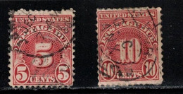 USA Scott # J83-4 Used - Postage Dues - Postage Due