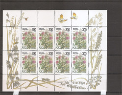 Russie - Fleurs ( 6124 En Feuille XXX -MNH  ) - Feuilles Complètes