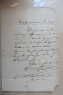 Lettre Autographe De Mocquard Secrétaire De Napoléon III à Arsène Houssaye Second Empire - Politiques & Militaires