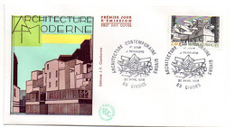 FDC --1985 --GIVORS --Architecture Moderne    ...cachet  GIVORS--69..................à Saisir - 1980-1989