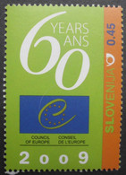 Slowenien   Mitläufer  60 Jahre Europarat:Vorsitz Sloweniens Im Europarat   2009      ** - Ideas Europeas