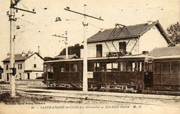 St André De Cubzac * Les Deux Gares * Train Tramway * Ligne Chemin De Fer Gironde - Andere & Zonder Classificatie