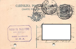 013961 "(CN) BRA - FARMACIA BALLATORE GIA' GARELLI"  CART. COMM.LE SPED 1920 - Altri & Non Classificati