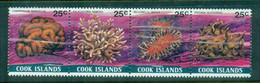 Cook Is 1980-82 Marine Life Corals Str4 25c MLH - Cookeilanden